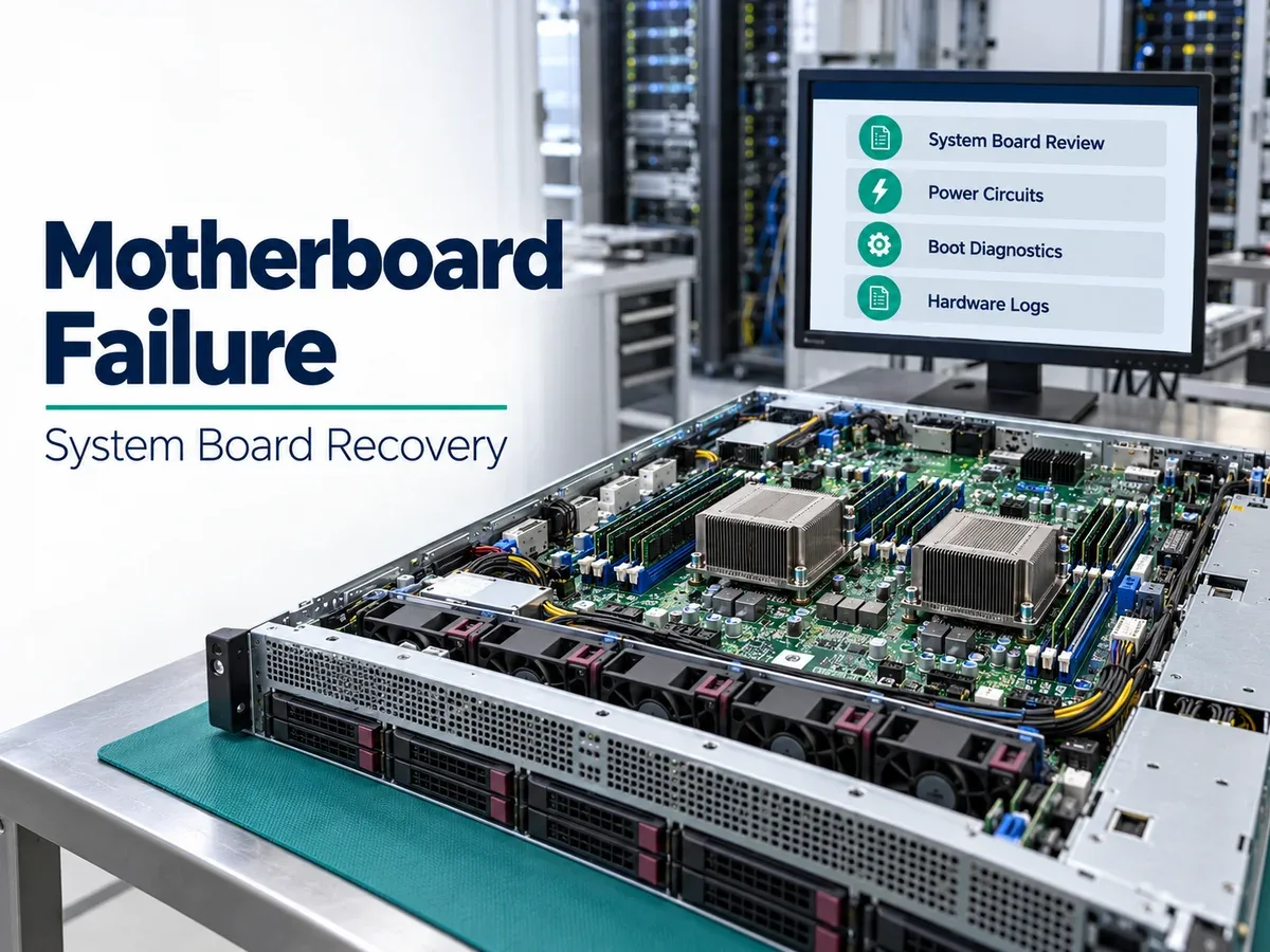 Motherboard Failure – System Board Recovery Service