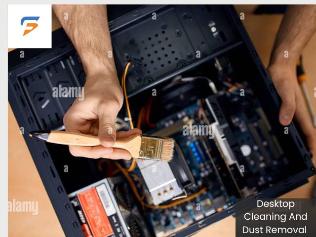 Desktop Cleaning And Dust Removal 